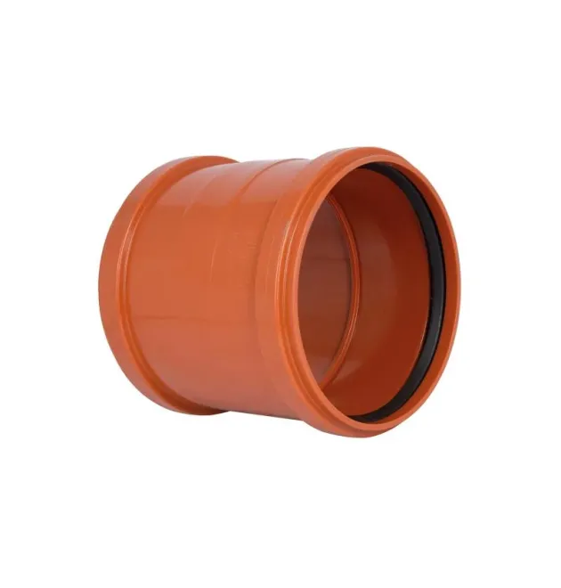 Муфта подвійна KG System d200, з ПВХ для каналізаційних труб Ostendorf-OSMA фото - 1