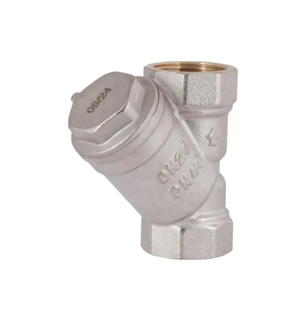 Фільтр для газу Thermo Alliance Standart 3/4″ ВВ, нікельований, косий