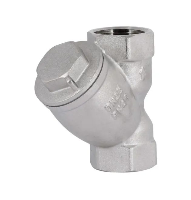 Косой никелированный фильтр грубой очистки воды Thermo Alliance Forte 1″ВВ