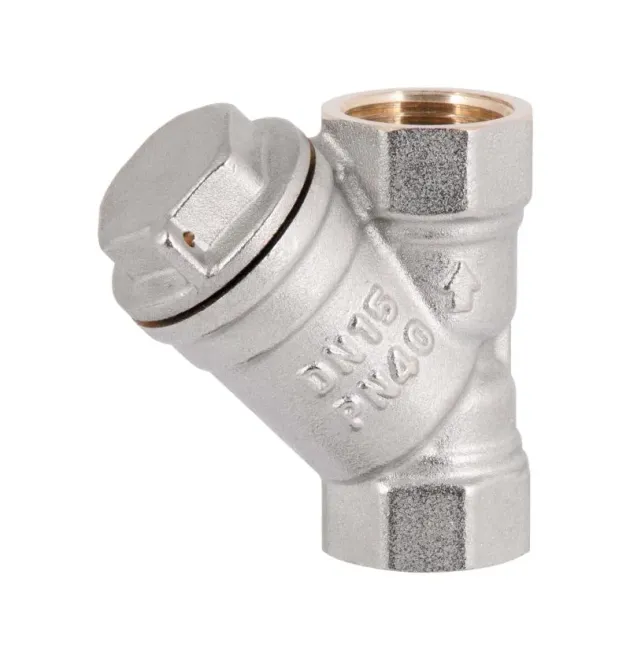 Фільтр грубого очищення 1/2″ ВВ, нікельований, косий, для води Thermo Alliance Standart