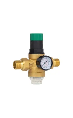 Самопромивний фільтр Thermo Alliance Forte 3/4″ × 3/4″ з редуктором тиску для холодної води, латунний