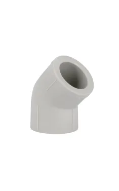 Кут поліпропіленовий PPR Blue Ocean 45° 25×25 для труб