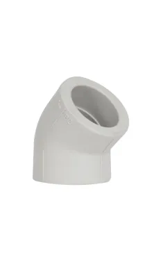 Кут поліпропіленовий PPR Blue Ocean 45° 40×40 для труб