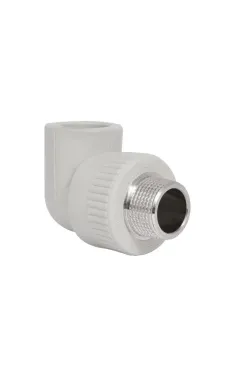 Кут PPR Blue Ocean 90° 25х3/4″, зовнішня різьба, під ключ