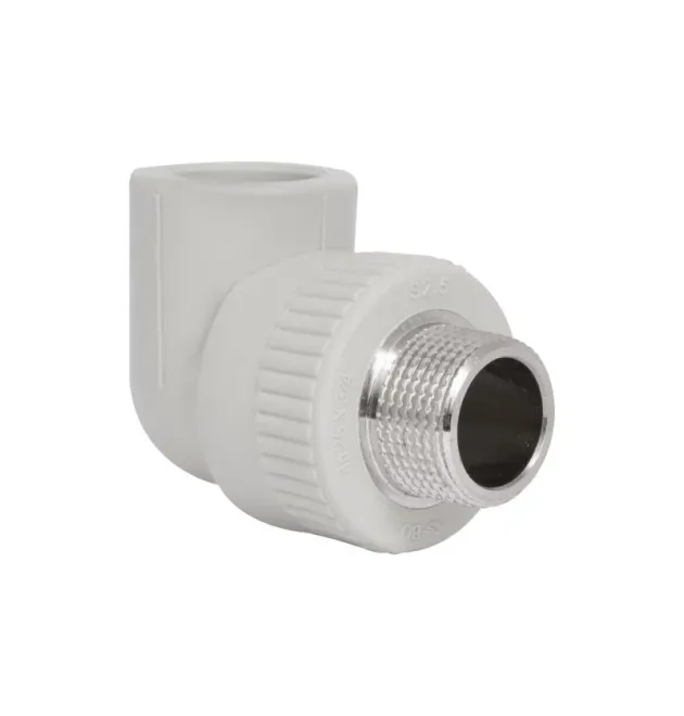 Кут PPR Blue Ocean 90° 25х3/4″, зовнішня різьба, під ключ