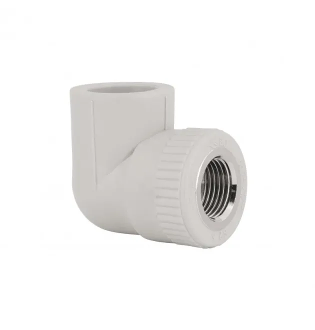 Полипропиленовый уголок PPR 90° 25×1/2″ с внутренней резьбой Blue Ocean