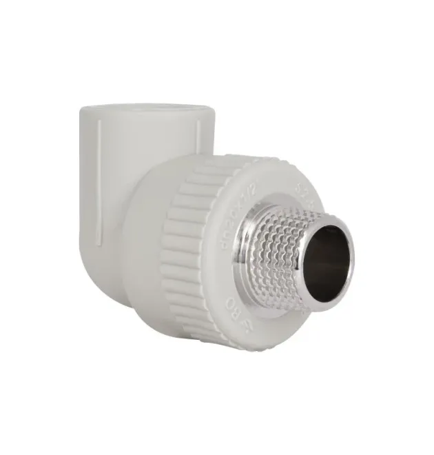 Кутник PPR Blue Ocean 90° 20 мм × 1/2″ НР для поліпропіленових труб