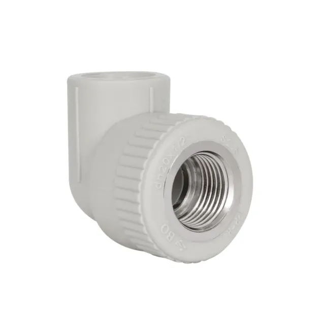Кутник PPR Blue Ocean 90° 20 мм × 1/2″ ВР для поліпропіленових труб