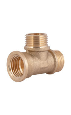 Латунний трійник SD Plus 1/2″ ВЗЗ