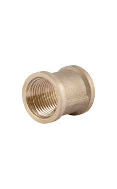 Муфта латунна SD Plus 1/2″ x 1/2″ з внутрішньою різьбою