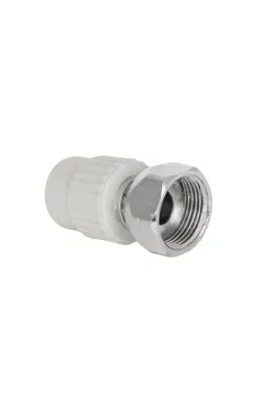 Муфта PPR Blue Ocean 20×3/4″ ВР з накидною гайкою та латунним штоком для поліпропіленових труб
