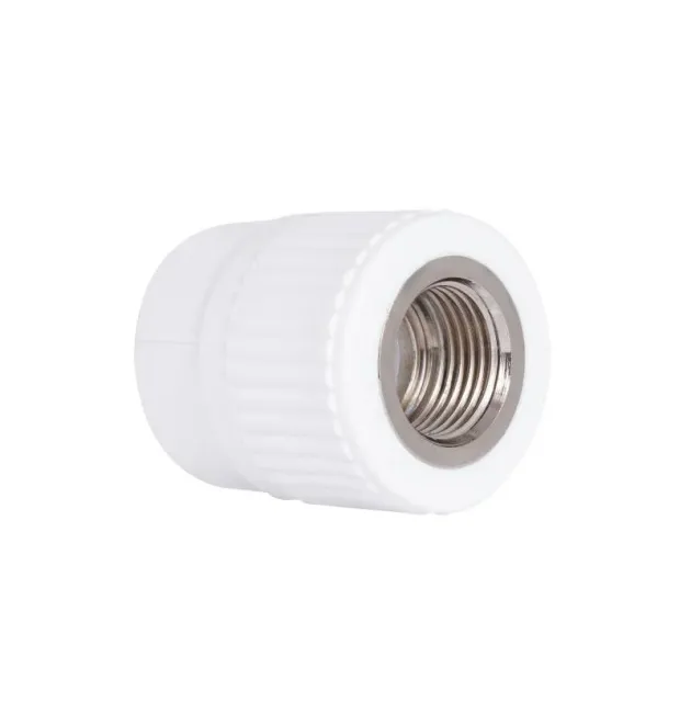 Муфта PPR Blue Ocean 25×1/2″ с внутренней резьбой, белая, для полипропиленовых труб