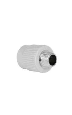 Муфта PPR Blue Ocean 25×1/2″ с наружной резьбой для полипропиленовых труб