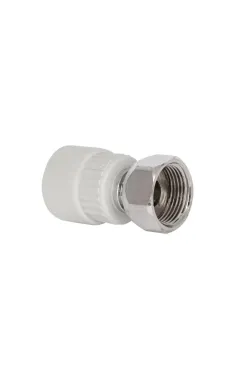 Муфта PPR Blue Ocean 25×3/4″ з накидною гайкою та латунним штоком