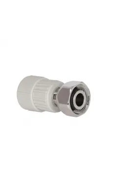 Муфта PPR Blue Ocean под евроконус 25×3/4″ ВР с латунным штоком и накидной гайкой для полипропиленовых труб