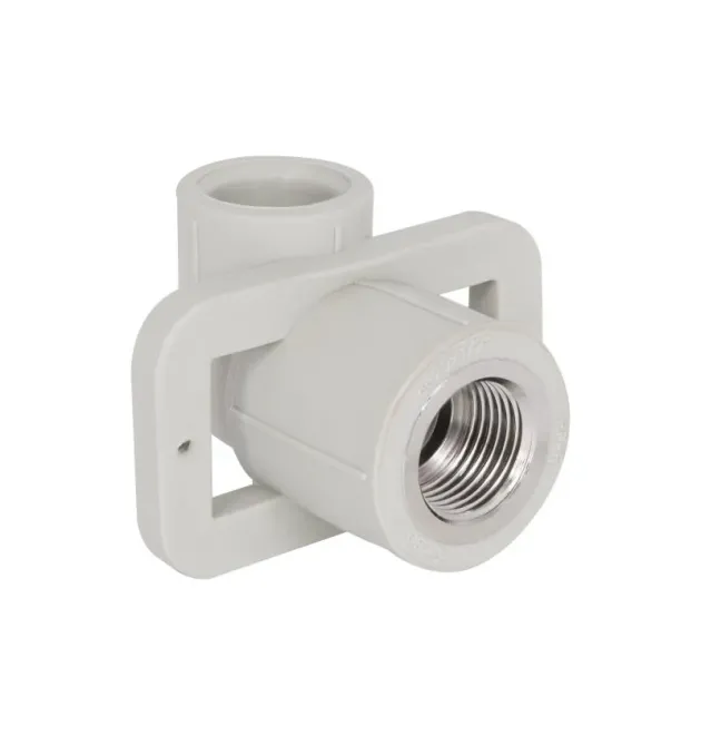 Настінний кутник PPR Blue Ocean 90° 20 мм × 1/2″ ВР з кріпленням для гіпсокартону