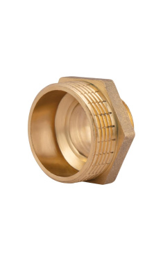 Ніпель латунний перехідний SD Plus 1 1/2″ x 1″ із зовнішньою різьбою