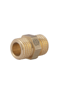 Ніпель латунний SD Plus 1/4″ x 1/4″ із зовнішньою різьбою