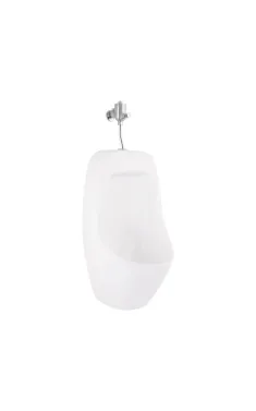 Qtap Crow Писсуар подвесной 360x285x675 мм, White с краном-дозатором, верхний подвод, задний выход QT0588112HW
