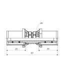 Пресс-фитинг ICMA муфта редукционная 32×20 мм — фото 2