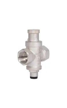 Поршневий редуктор тиску води Thermo Alliance Standart 3/4″ × 3/4″, посилений, латунний, нікельований, PN16