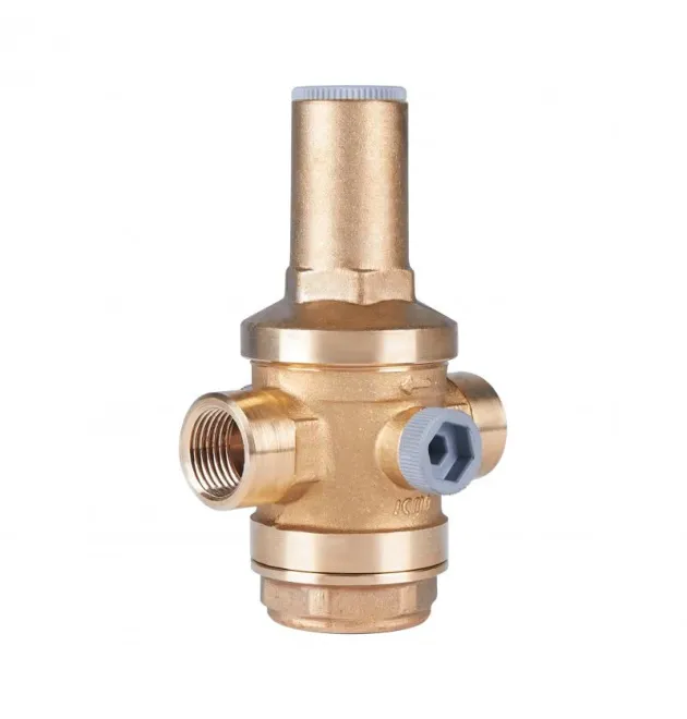 Редуктор тиску води ICMA серія 246, 1/2″ ВВ, 0–6 бар, з 2 отворами під манометр 1/4″ В