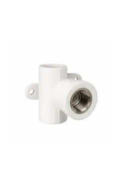 Тройник PPR Blue Ocean настенный 20×1/2″×20, белый, для полипропиленовых труб