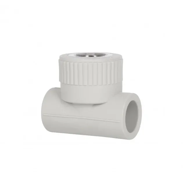 Тройник PPR Blue Ocean 20х1/2″х20 с внутренней резьбой для полипропиленовых труб