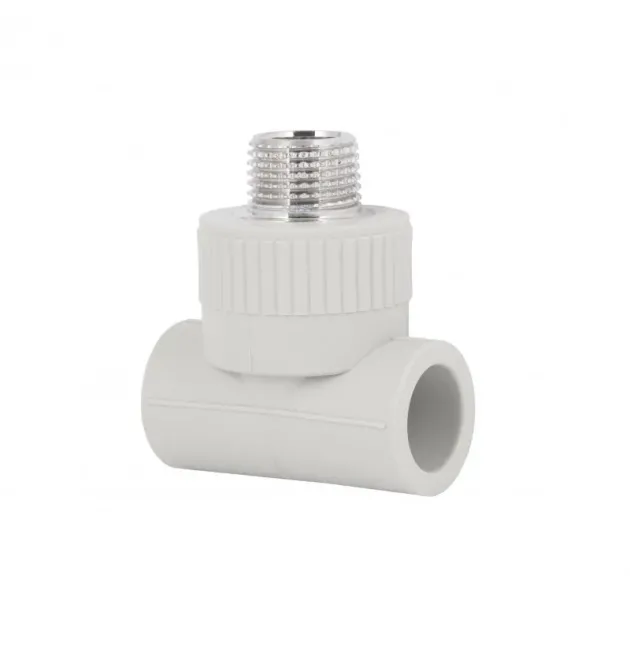 Тройник PPR Blue Ocean 20х1/2″х20 с наружной резьбой для полипропиленовых труб