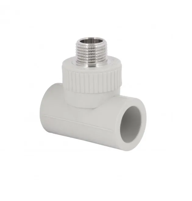 Трійник PPR Blue Ocean 25х1/2″х25 із зовнішньою різьбою для поліпропіленових труб