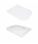 Унітаз підлоговий Aquarius Ultra Quiet 620×355×790 мм, White, з сидінням Slim Duroplast / Soft-close / Quick Release — фото 8