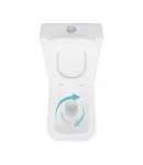 Унітаз підлоговий Cardinal Ultra Quiet 620x365x805 мм, White, з сидінням Slim Duroplast/ Soft-close/ Quick Release — фото 6