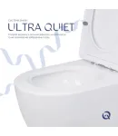 Унітаз підлоговий Jay Eco Ultra Quiet 640x360x835 мм, White, з сидінням Slim Duroplast/ Soft-close/ Quick Release — фото 5