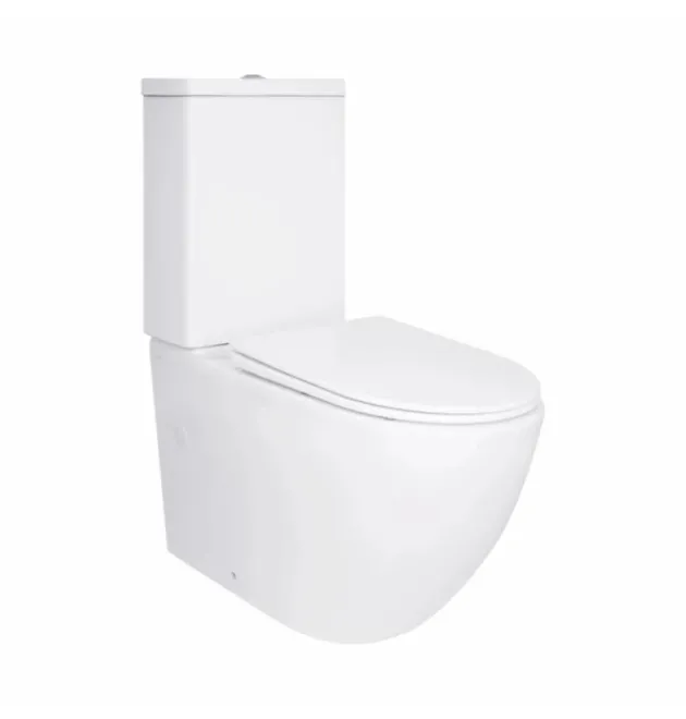 Унітаз підлоговий Jay Eco Ultra Quiet 640x360x835 мм, White, з сидінням Slim Duroplast/ Soft-close/ Quick Release