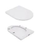 Унітаз підлоговий Jay Eco Ultra Quiet 640x360x835 мм, White, з сидінням Slim Duroplast/ Soft-close/ Quick Release — фото 8
