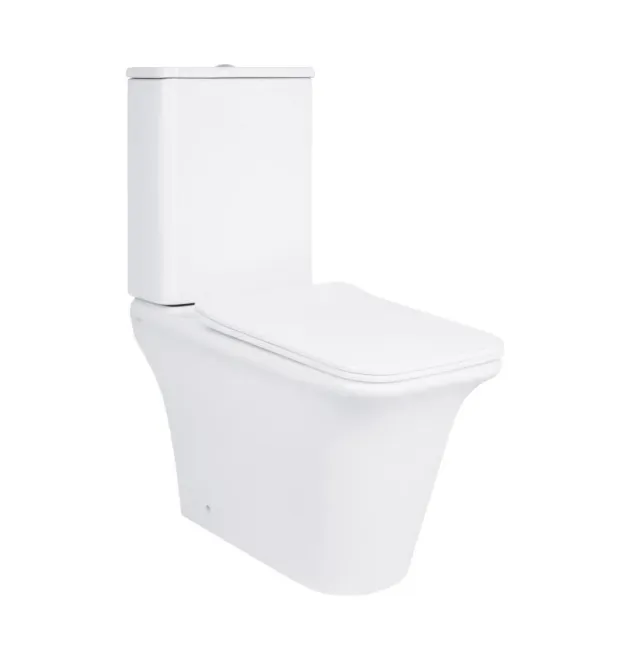 Унітаз підлоговий Kalao Rimless 660×360×820 мм, White, з сидінням Slim Duroplast/ Soft-close/ Quick Release QT08221213A W