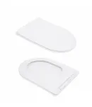 Унітаз підлоговий Leo Ultra Quiet 620×355×790 мм, White, з сидінням Slim Duroplast / Soft-close / Quick Release — фото 8