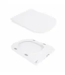 Qtap Presto Quadro Унитаз напольный Rimless 650×340×790 мм, White, с сиденьем Slim Duroplast / Soft-close / Quick — фото 8