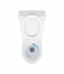 Унітаз підлоговий Robin New Ultra Quiet 660x360x855 мм, White, з сидінням Slim Duroplast/ Soft-close/ Quick Release — фото 6