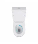 Унітаз підлоговий Robin Ultra Quiet 610×360×835 мм, White, з сидінням Slim Duroplast/ Soft-close/ Quick Release — фото 6