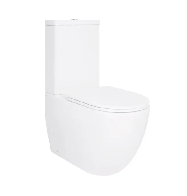 Унітаз підлоговий Robin Ultra Quiet 610×360×835 мм, White, з сидінням Slim Duroplast/ Soft-close/ Quick Release QT13226089AW