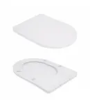 Унітаз підлоговий Robin Ultra Quiet 610×360×835 мм, White, з сидінням Slim Duroplast/ Soft-close/ Quick Release — фото 8