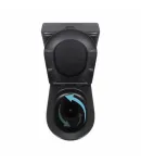 Qtap Robin Унитаз напольный Ultra Quiet 660×360×855 мм, Matt Black, с сиденьем Slim Duroplast / Soft-close / Quick — фото 6