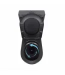 Унітаз підлоговий Scorpio Ultra Quiet 660x360x855 мм, Matt Black, з сидінням Slim Duroplast/ Soft-close/ Quick — фото 6