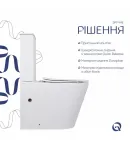 Унітаз підлоговий Scorpio Ultra Quiet 660×360×865 мм, White, з сидінням Slim Duroplast/ Soft-close/ Quick Release — фото 4