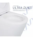 Унітаз підлоговий Scorpio Ultra Quiet 660×360×865 мм, White, з сидінням Slim Duroplast/ Soft-close/ Quick Release — фото 5