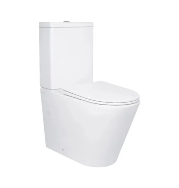 Унітаз підлоговий Swan Eco Ultra Quiet 640x360x835 мм, White, з сидінням Slim Duroplast/ Soft-close/ Quick Release