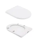 Унітаз підлоговий Swan Eco Ultra Quiet 640x360x835 мм, White, з сидінням Slim Duroplast/ Soft-close/ Quick Release — фото 8