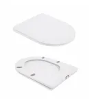 Унітаз підлоговий Swan Ultra Quiet 640x360x835 мм, White, з сидінням Slim Duroplast/ Soft-close/ Quick Release — фото 8