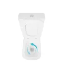 Унітаз підлоговий Tern Ultra Quiet 610×360×835 мм, White, з сидінням Slim Duroplast/ Soft-close/ Quick Release — фото 6